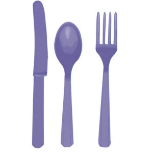 Jedilni pribor Purple - MojaZabava.si