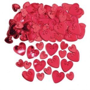 Konfeti Loving Hearts-Rdeči - MojaZabava.si
