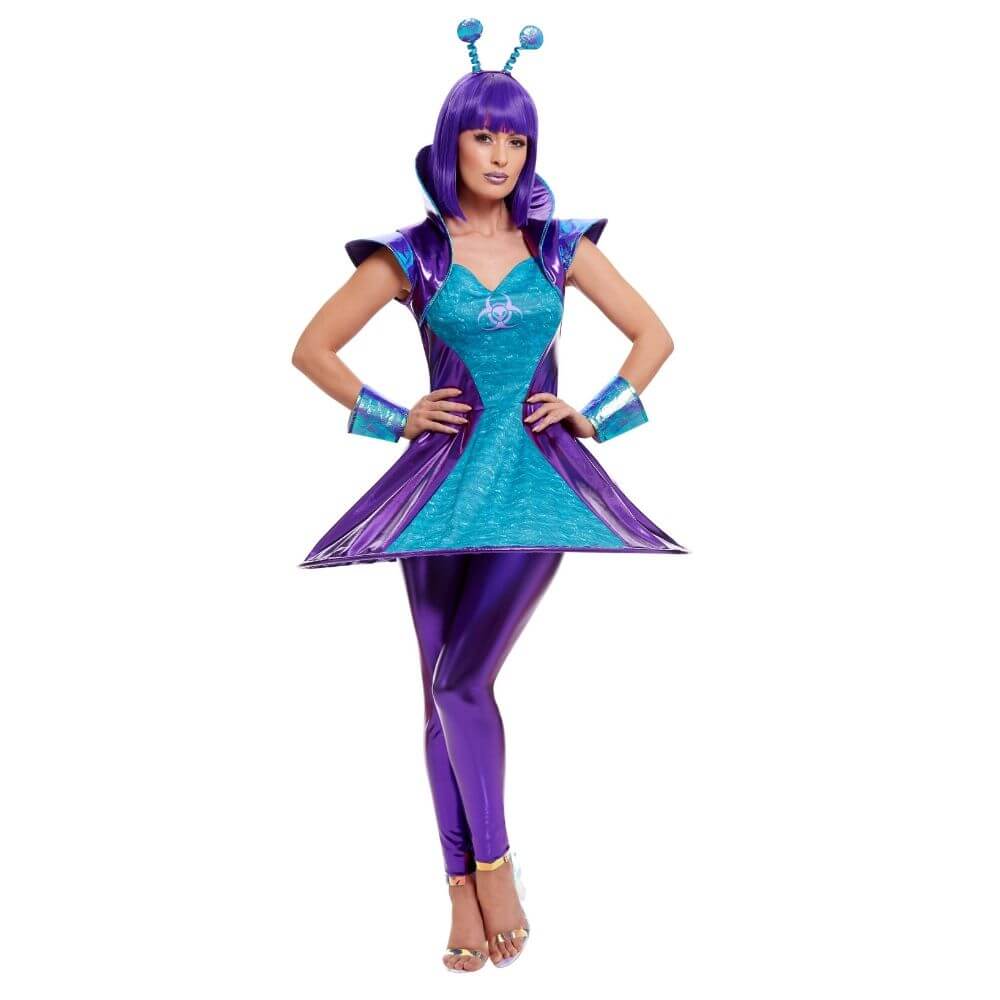 Kostum Lady Alien - L - MojaZabava.si