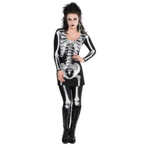 Kostum Lady Skeleton - L - MojaZabava.si