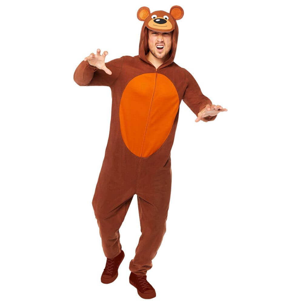 Kostum Medved Onesie - XL - MojaZabava.si
