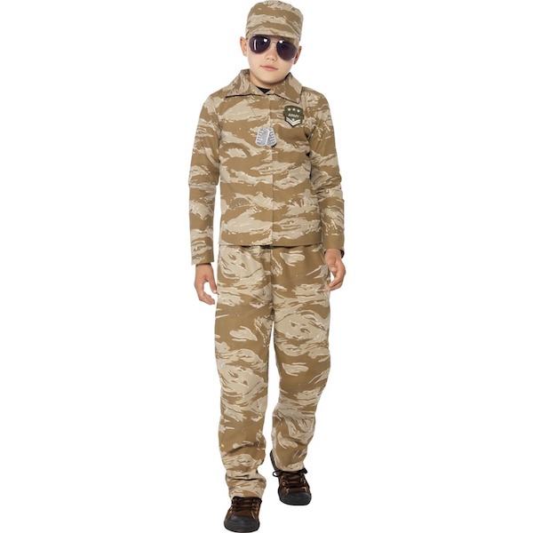 Kostum Puščavski vojak - M (7-9y) - MojaZabava.si