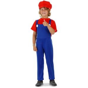 Kostum Super Plumber - M (6-8y) - MojaZabava.si