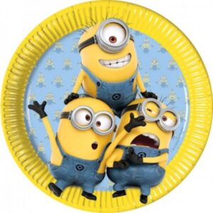 Minions krožniki 23cm - MojaZabava.si