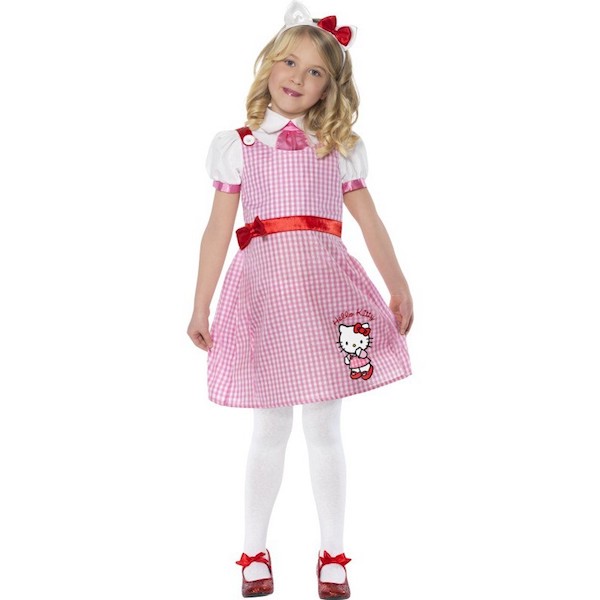 Pustni kostum Hello Kitty - S (4-6y) - MojaZabava.si