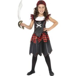 Pustni kostum PIRATKA - S (4-6y) - MojaZabava.si