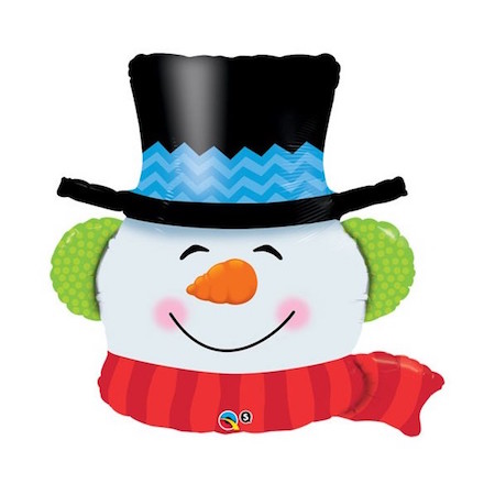 SNOWMAN folia balon - MojaZabava.si