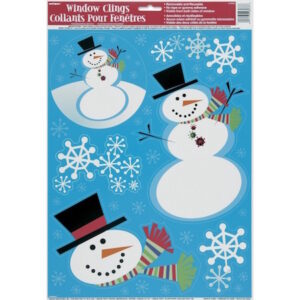 SNOWMAN nalepke za na steklo - MojaZabava.si