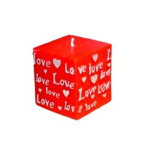 Sveča kocka LOVE - MojaZabava.si
