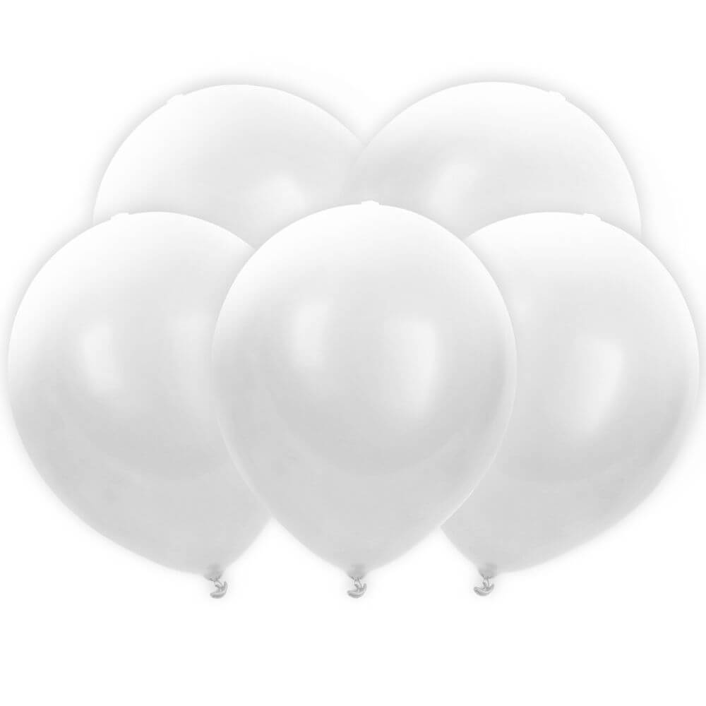 LED baloni-Beli - MojaZabava.si