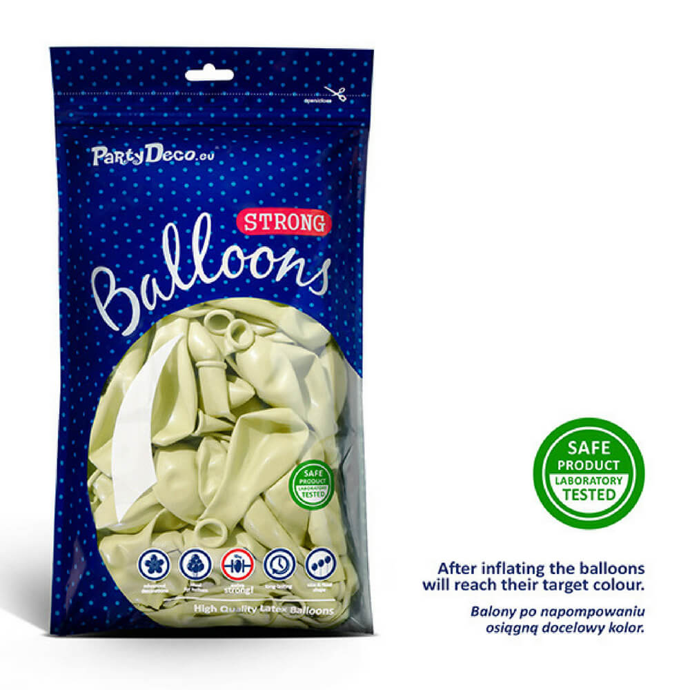 Baloni pastel Cream - 100 balonov - slika 2
