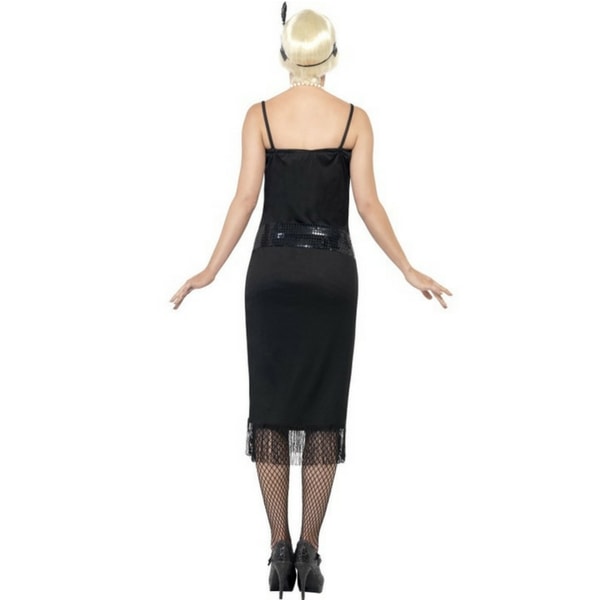 Kostum FLAPPER črn - L - slika 3
