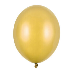 Baloni metalik Gold - 10 balonov - MojaZabava.si