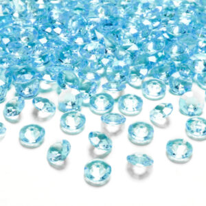 Konfeti Diamont-Turquoise - MojaZabava.si