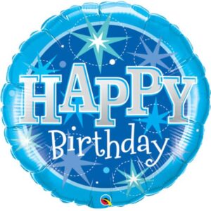 Happy Birthday Sparkle folia balon - MojaZabava.si