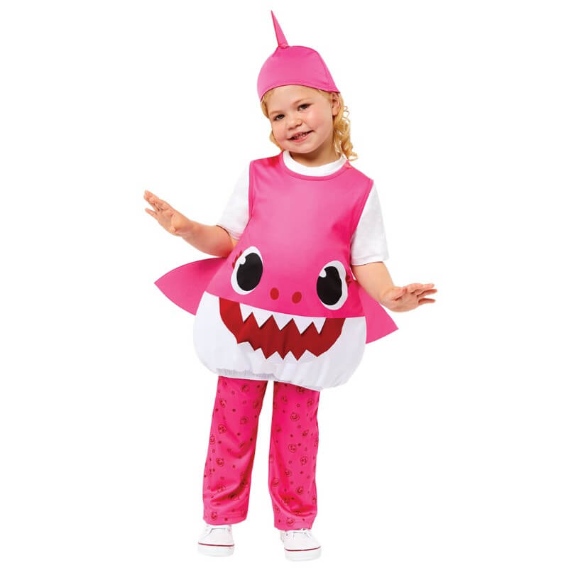 Kostum Baby Shark-Pink 1-2 year - MojaZabava.si