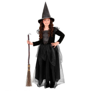 Kostum otroška Witch-črn - MojaZabava.si