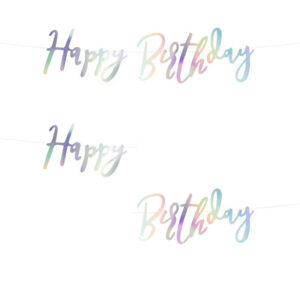 Napis Happy Birthday - MojaZabava.si