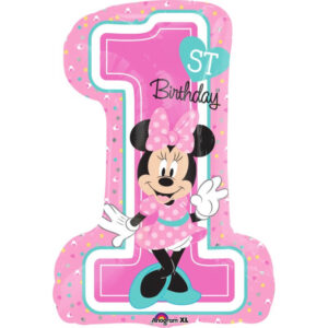 Minnie 1st Birthday folija balon - MojaZabava.si