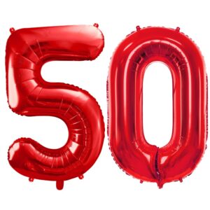 Balona številka 50 Rdeč - MojaZabava.si