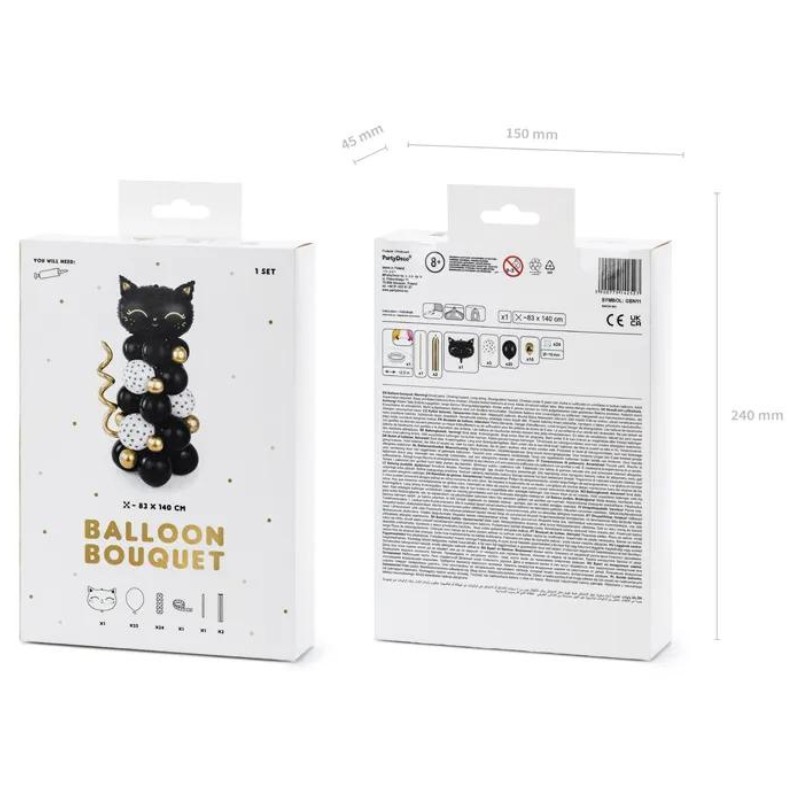 Dekoracija z baloni-Cat - slika 3