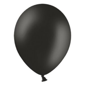 Baloni pastel Črni - 10 balonov - MojaZabava.si