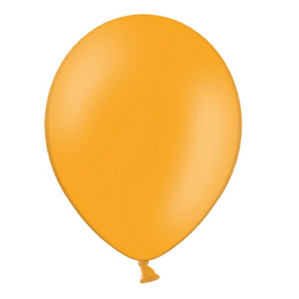 Baloni pastel Oranžni - 100 balonov - MojaZabava.si