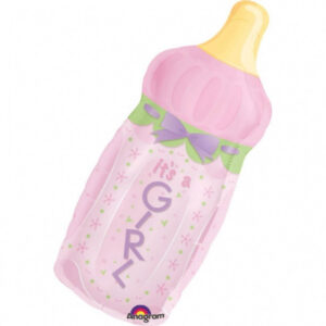 Baby Bottle Girl balon - MojaZabava.si