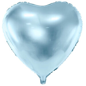 Balon folija Srce-Sky Blue - MojaZabava.si