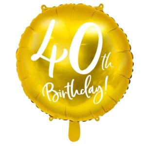 Balon Gold 40 let - MojaZabava.si