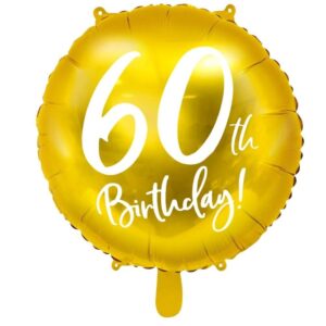 Balon Gold 60 let - MojaZabava.si