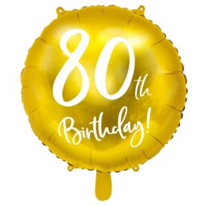 Balon Gold 80 let - MojaZabava.si