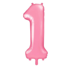 Balon številka 1 Pink - MojaZabava.si