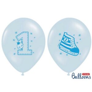 Baloni 1 rojstni dan-blue - MojaZabava.si