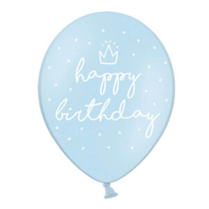 Baloni Happy Birthday-Blue - MojaZabava.si