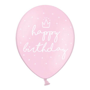 Baloni Happy Birthday-Pink - MojaZabava.si