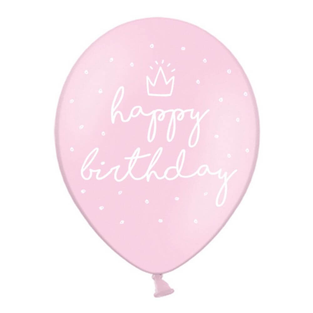 Baloni Happy Birthday-Pink - MojaZabava.si