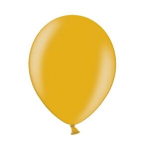 Baloni metalik zlati - 10 balonov (helij) - MojaZabava.si