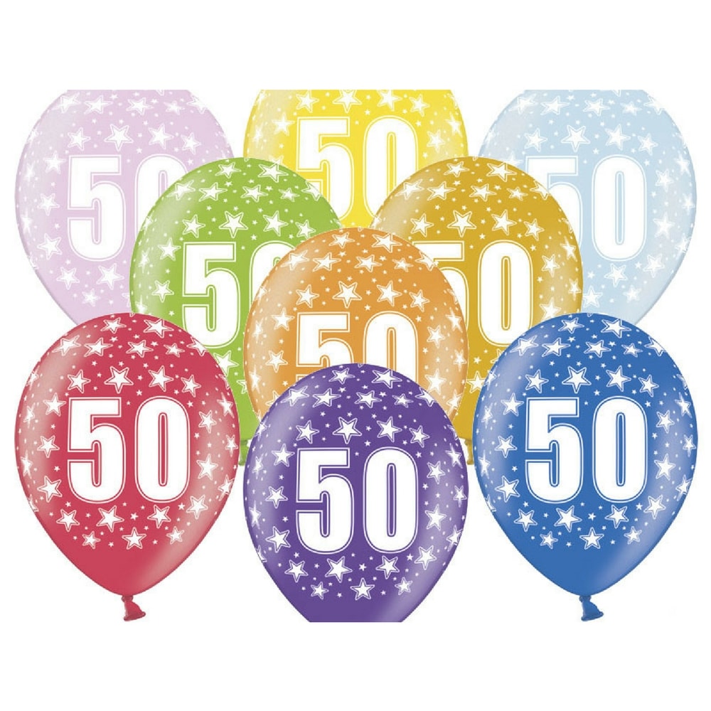 Baloni za 50 rojstni dan - MojaZabava.si