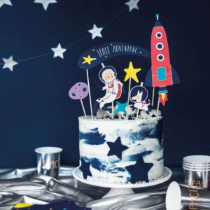 Dekoracija za torto Space - MojaZabava.si